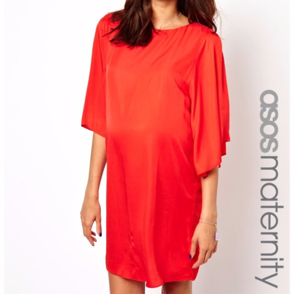 NWT ASOS Maternity Shift Dress with Kimono Sleeve